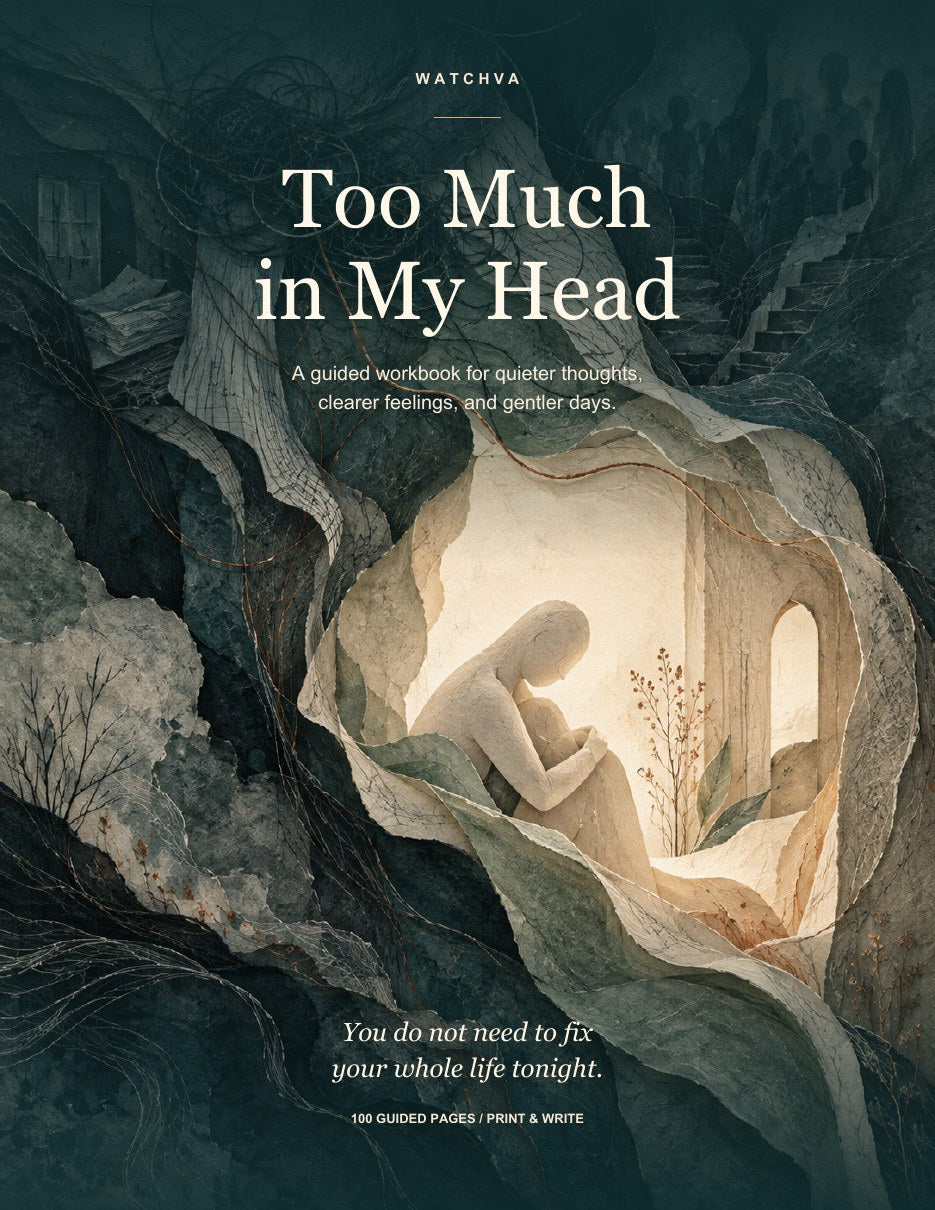 Too Much in My Head guided workbook cover